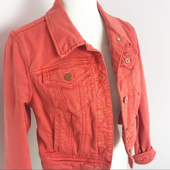 ANTHROPOLOGIE Pilcro Cropped Jean Denim Jacket - Picture 2 of 8